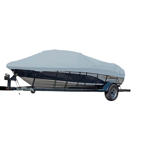 Carver SunDura StyledToFit Boat Cover F 185' IO VHull 77118S-11